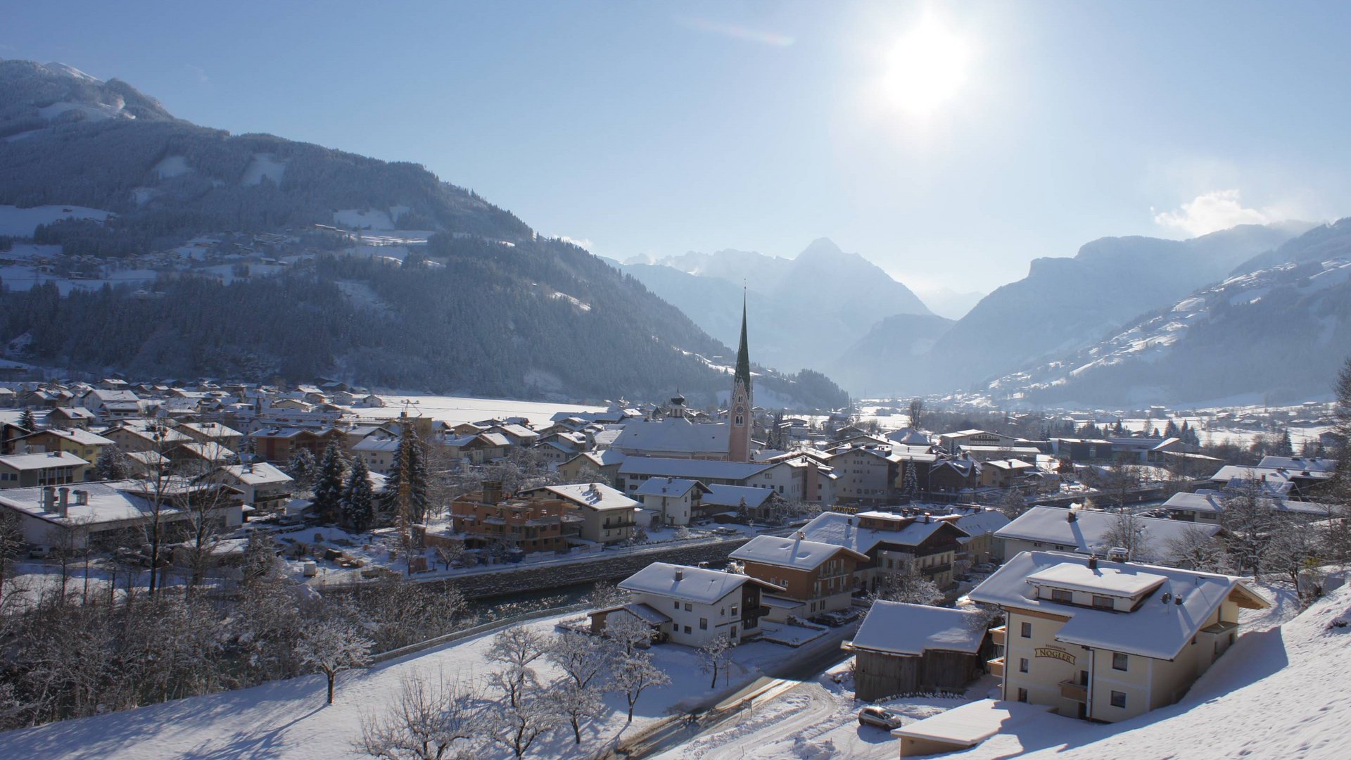 Ferienwohnung im Zillertal mit Panoramablick
